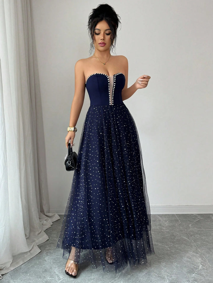 Rochie maxi SHEIN, albastru