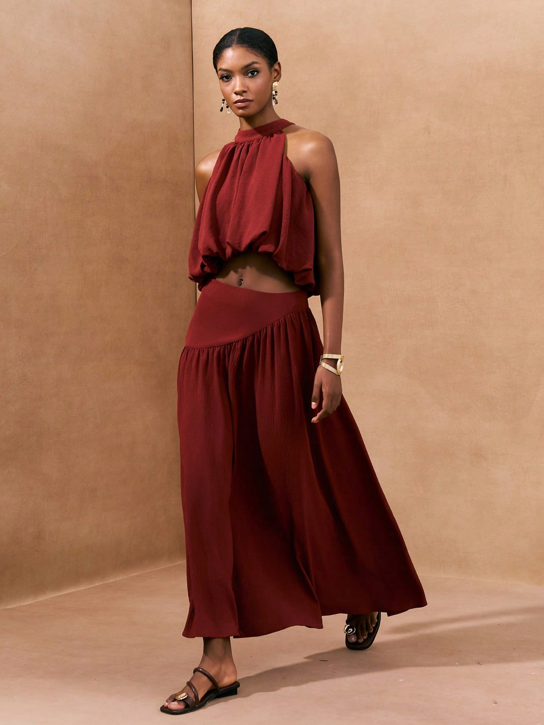Compleu SHEIN, maro
