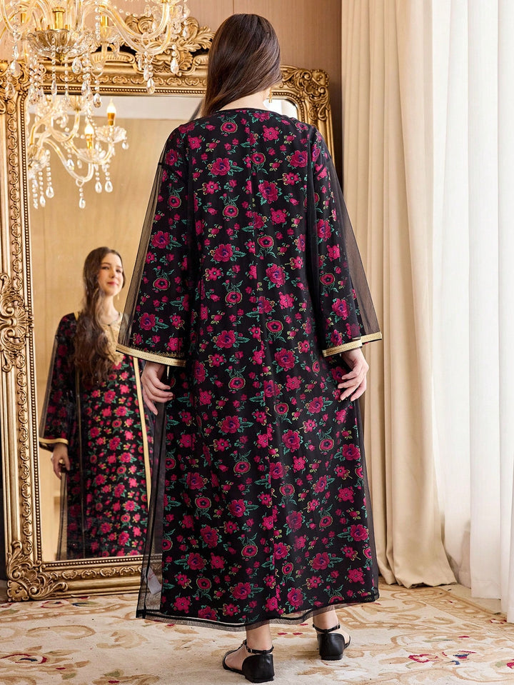 Set rochie și cardigan SHEIN, mix culori