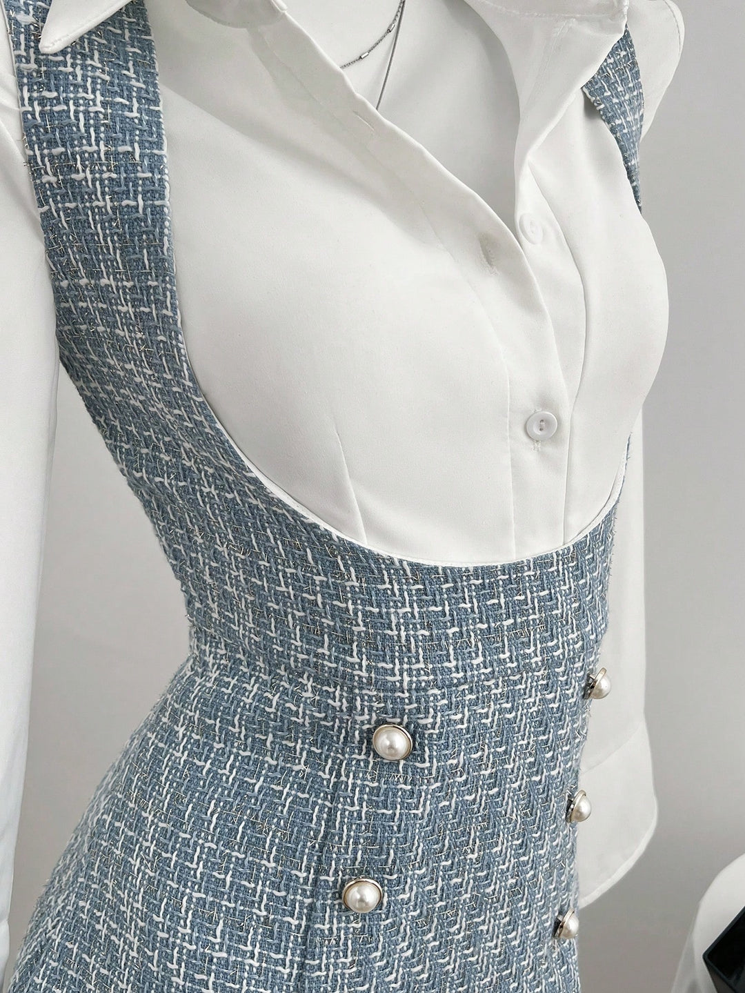 Rochie scurtă SHEIN, albastru