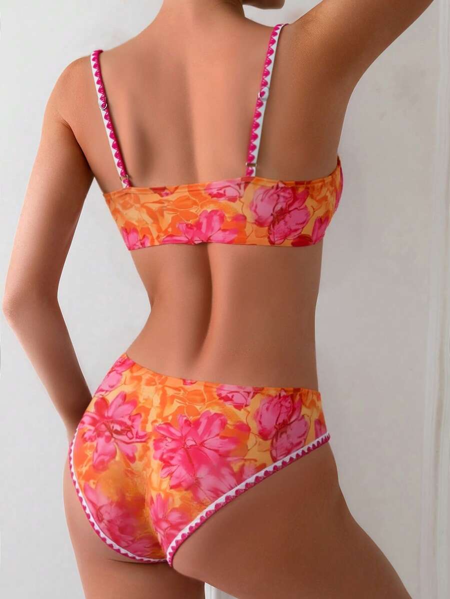 Costum de baie SHEIN, mix culori
