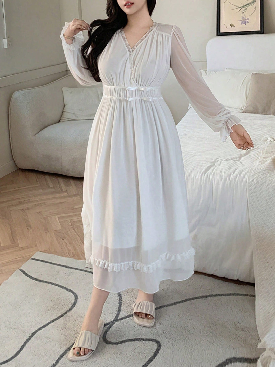Rochie SHEIN, alb