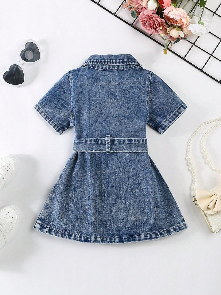 Rochie de denim SHEIN, albastru