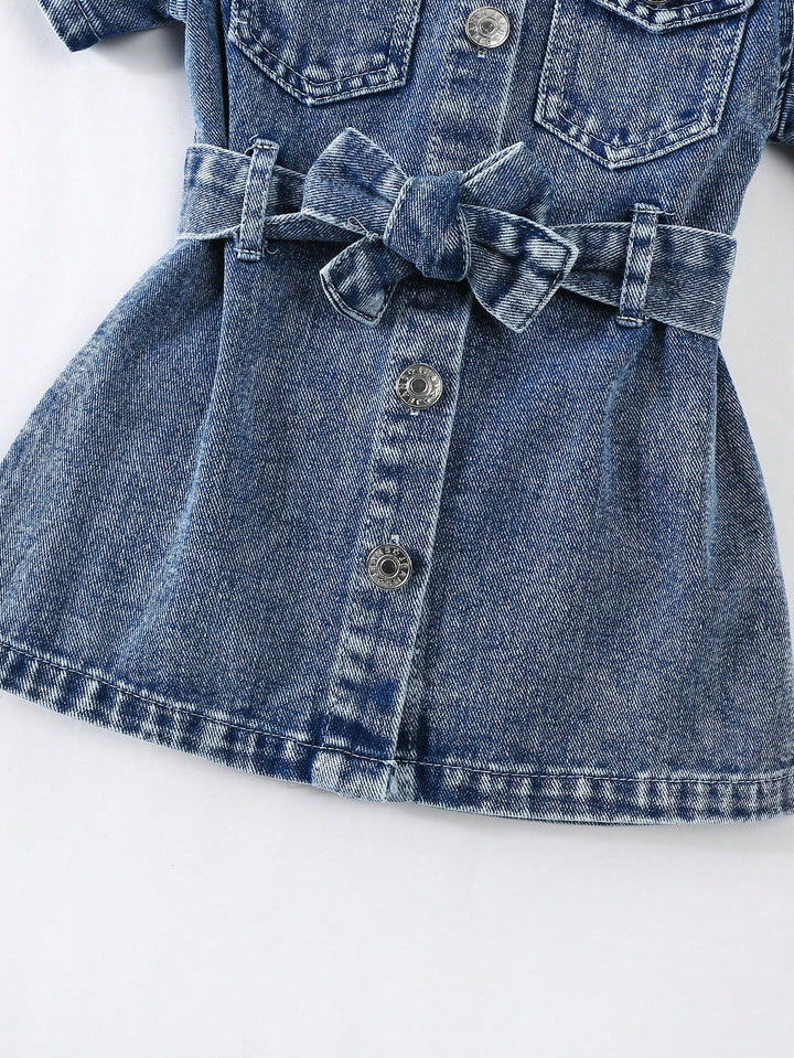 Rochie de denim SHEIN, albastru