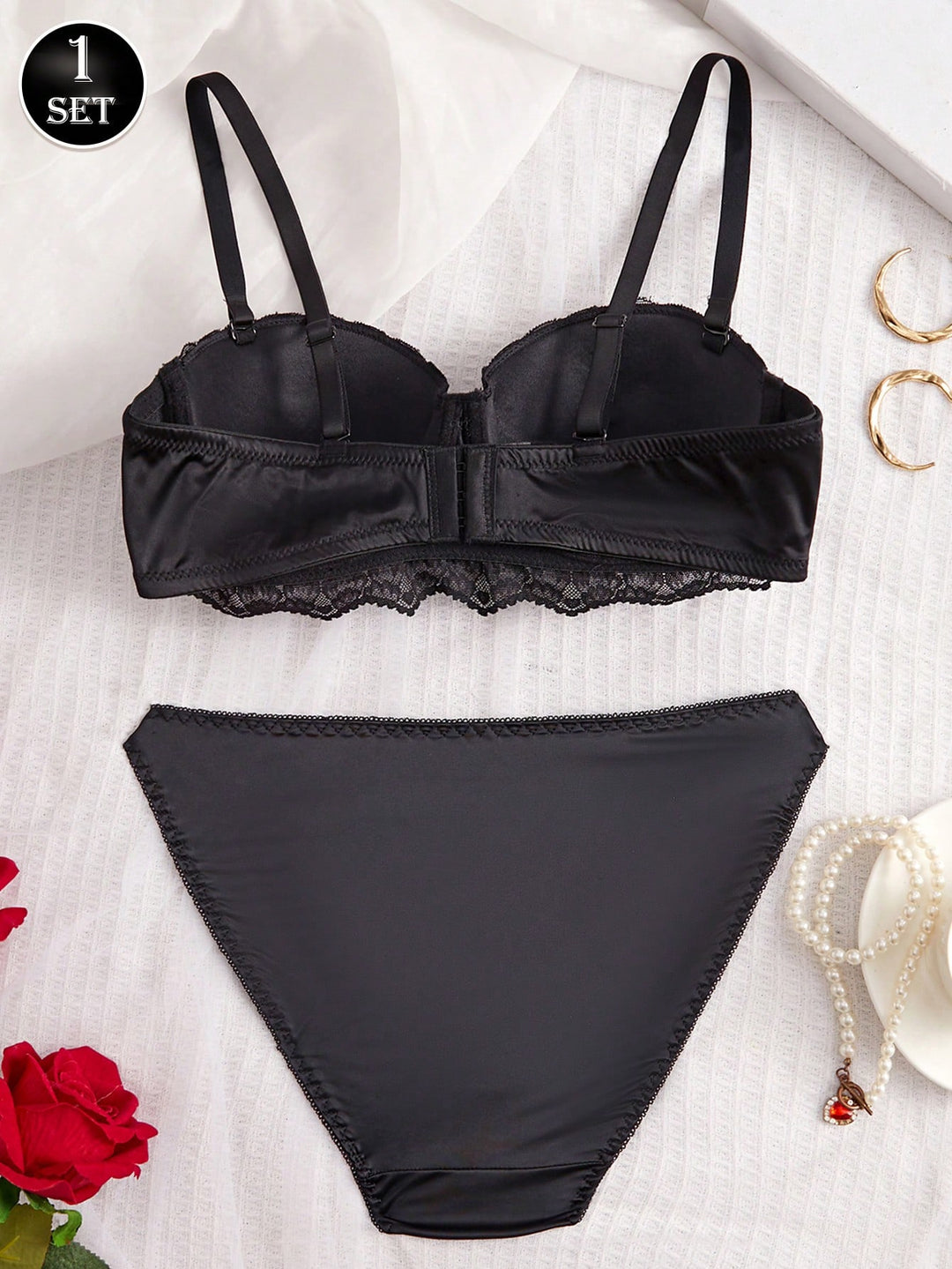 Set lenjerie SHEIN, negru