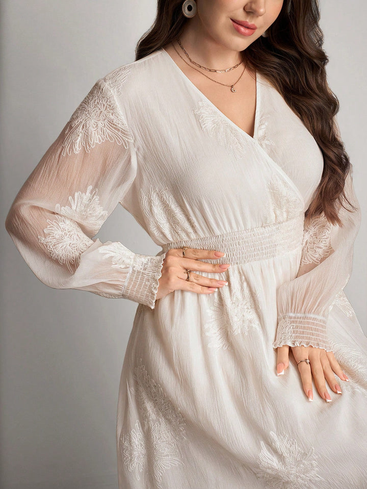 Rochie maxi  SHEIN, alb