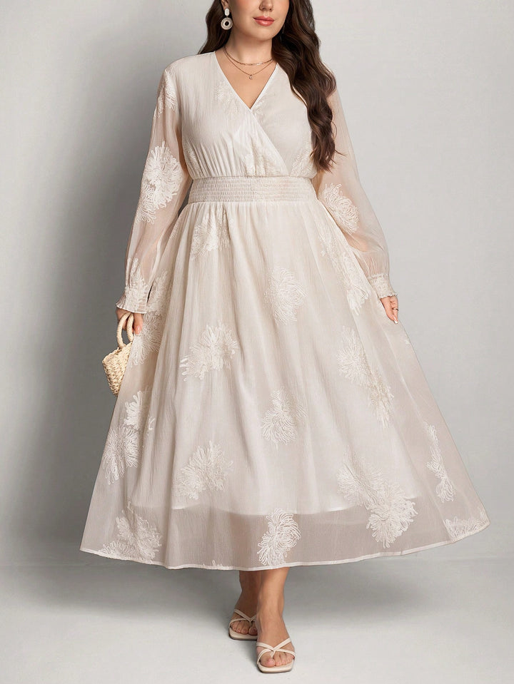 Rochie maxi  SHEIN, alb