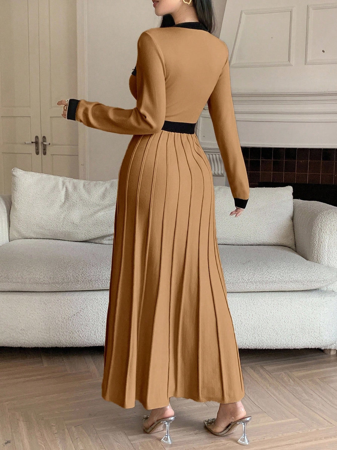 SHEIN ruha, khaki
