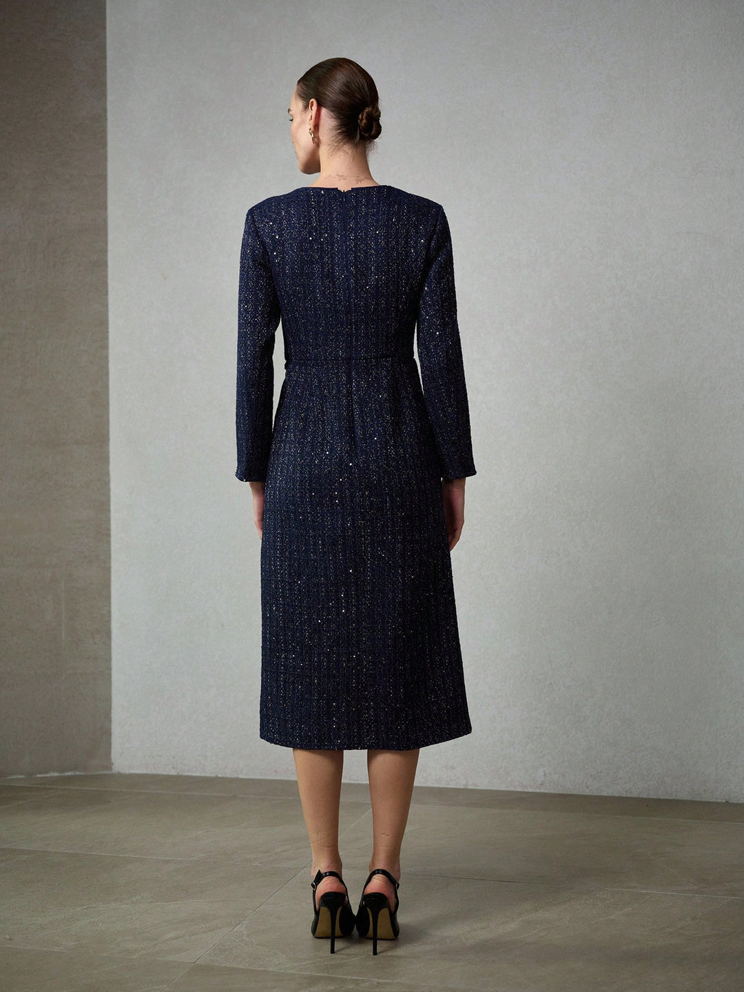Rochie maxi SHEIN, bleumarin