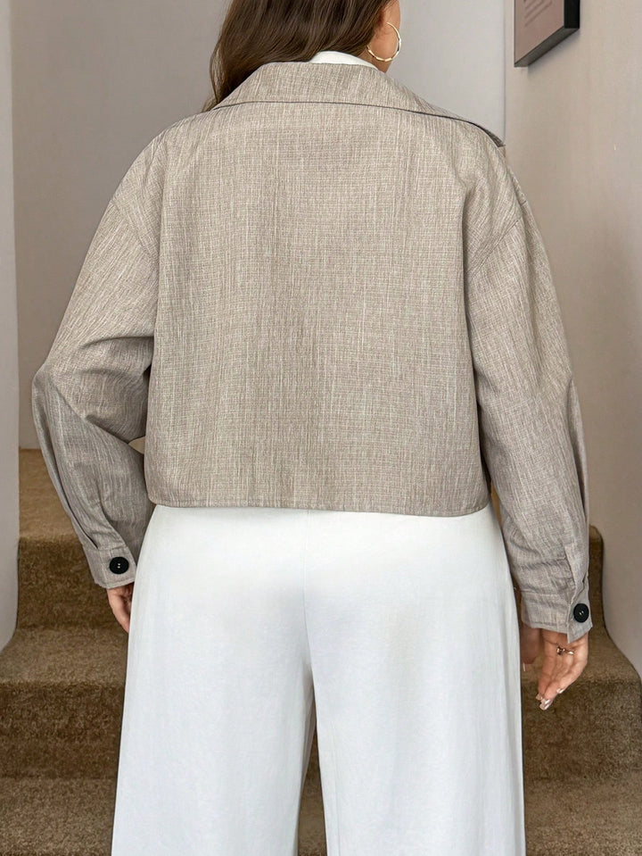 Jachetă SHEIN, kaki