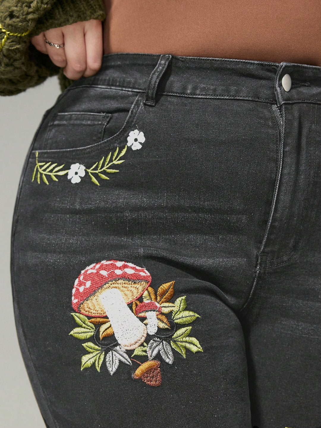 Jeans SHEIN, gri