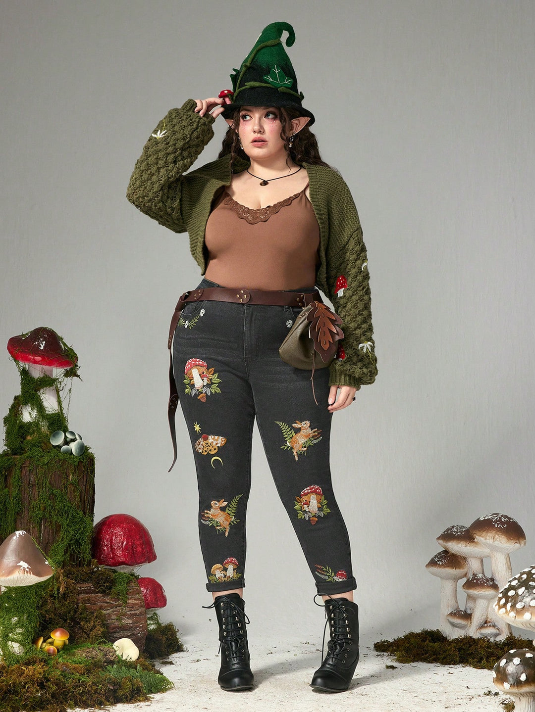 Jeans SHEIN, gri