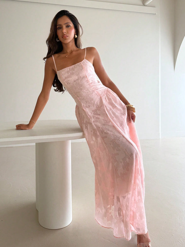 Rochie maxi SHEIN, roz