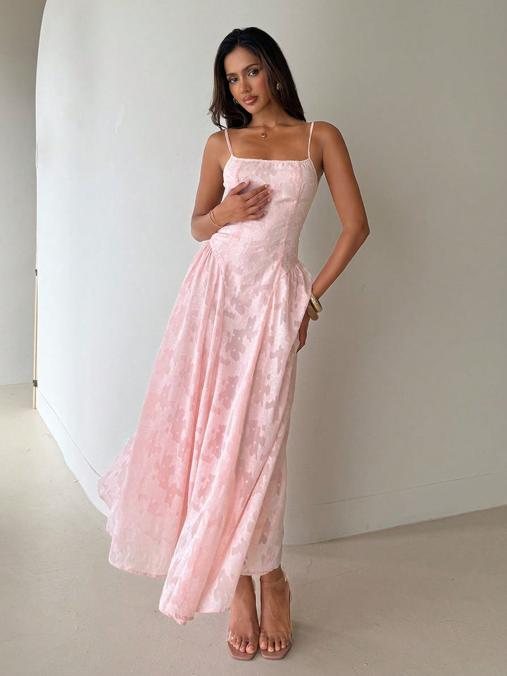 Rochie maxi SHEIN, roz
