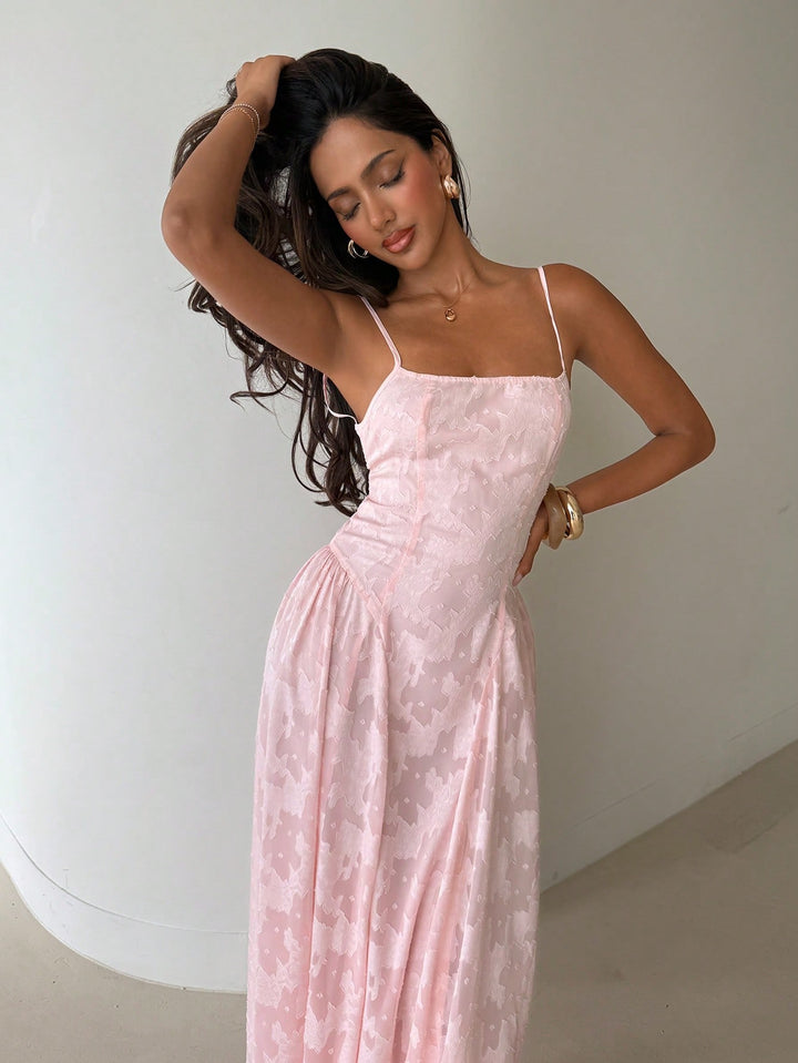 Rochie maxi SHEIN, roz