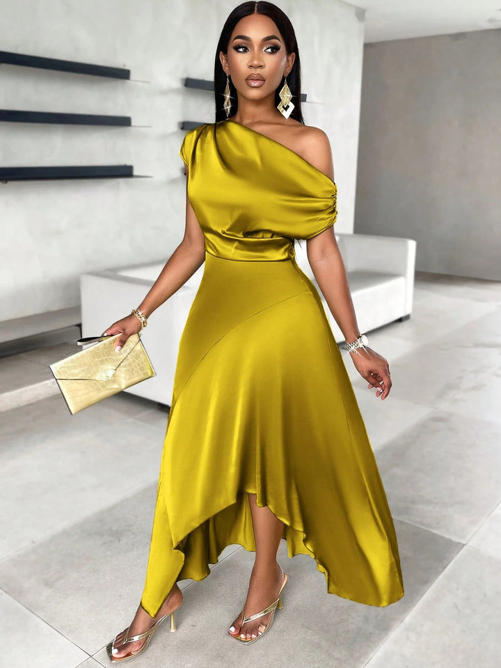 Rochie maxi SHEIN, galben