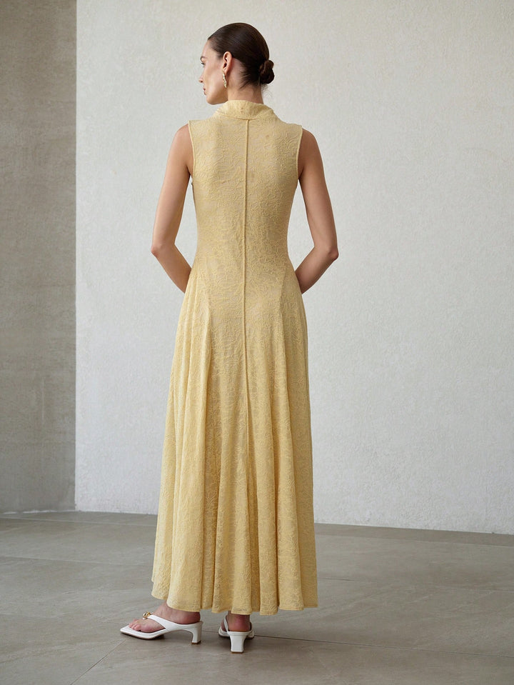 Rochie maxi SHEIN, galben