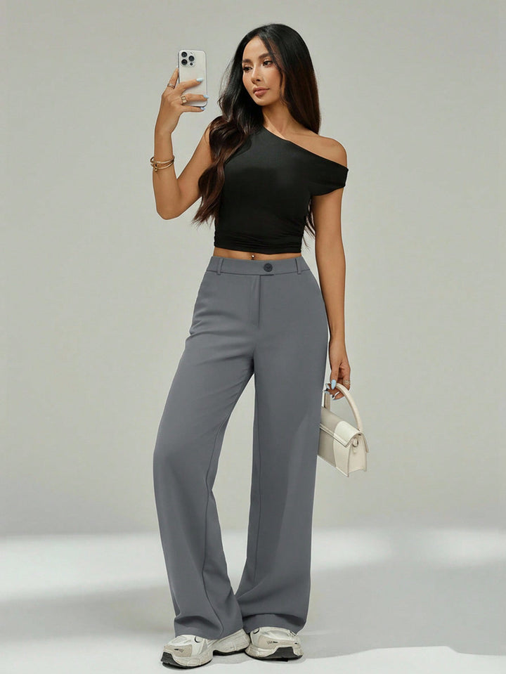 Pantaloni SHEIN, gri