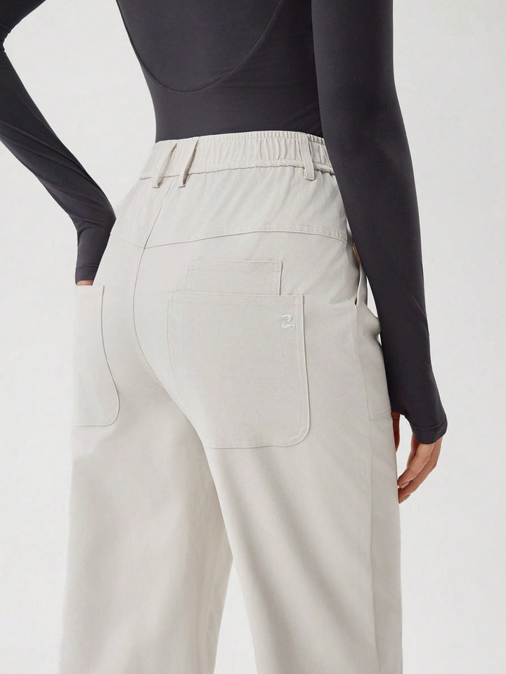 Pantaloni SHEIN, alb
