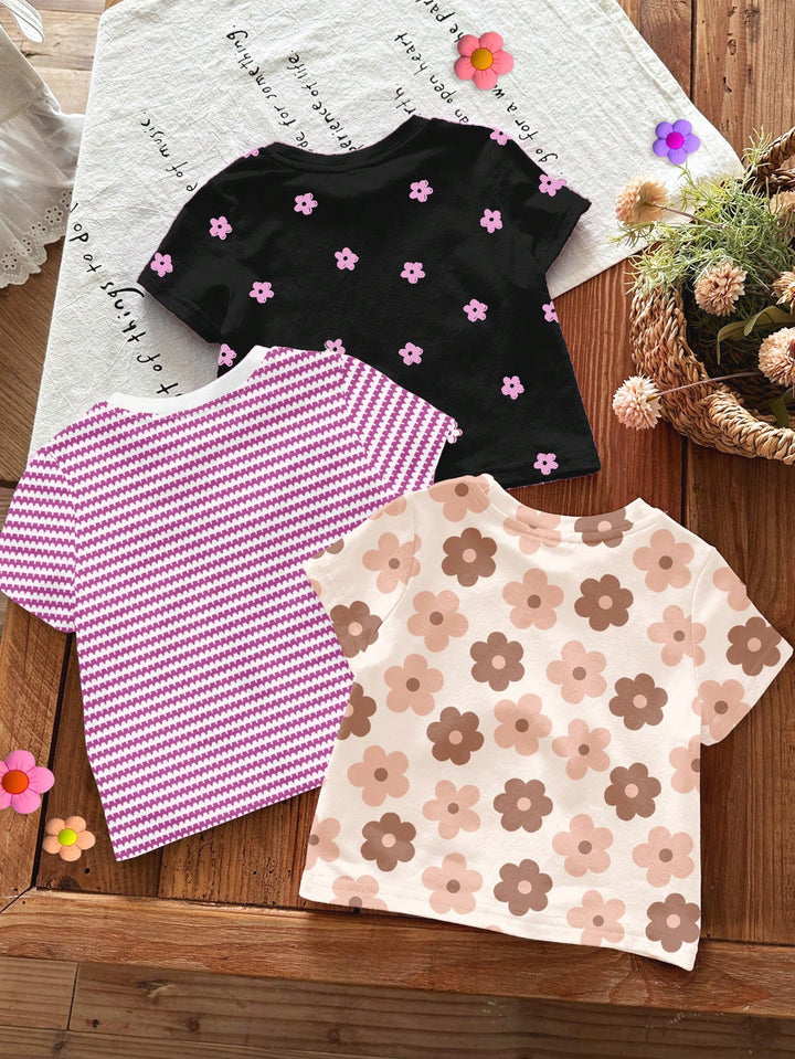 Tricou SHEIN, mix culori