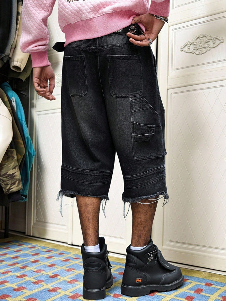 Pantaloni scurți SHEIN, negru