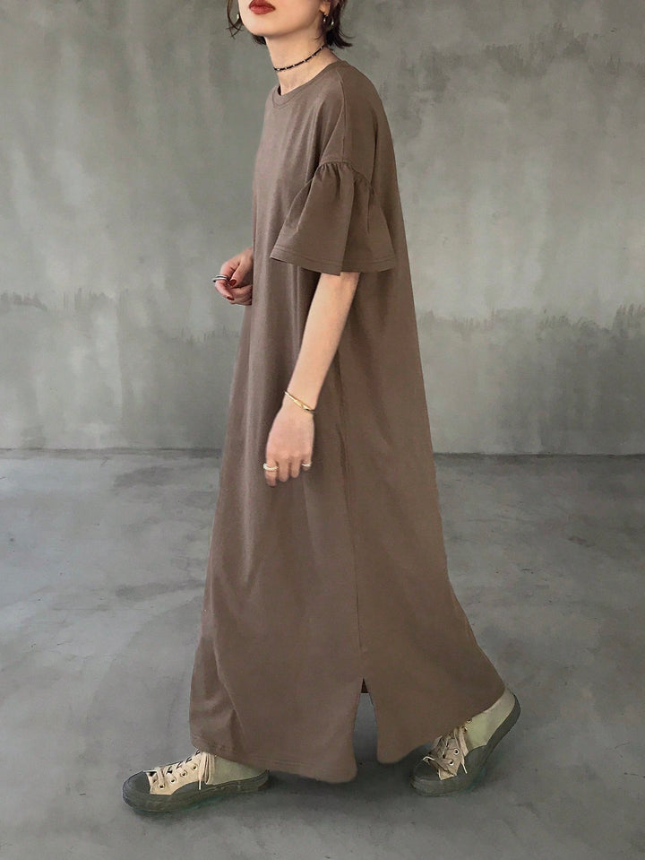 Rochie maxi SHEIN, maro