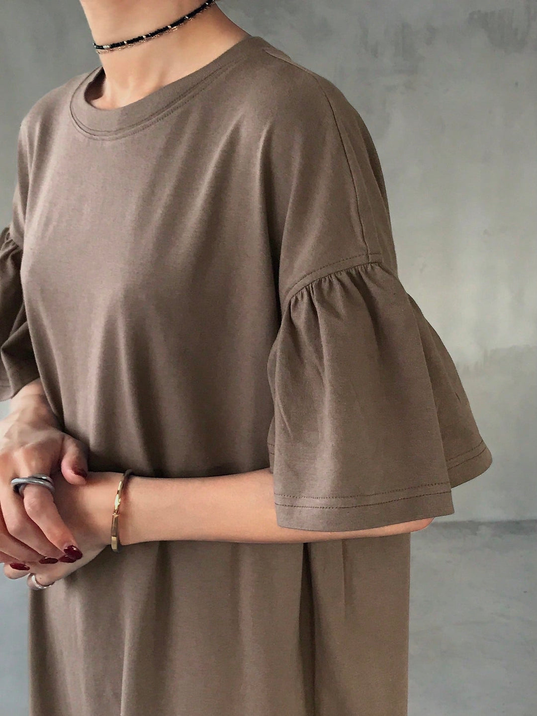 Rochie maxi SHEIN, maro