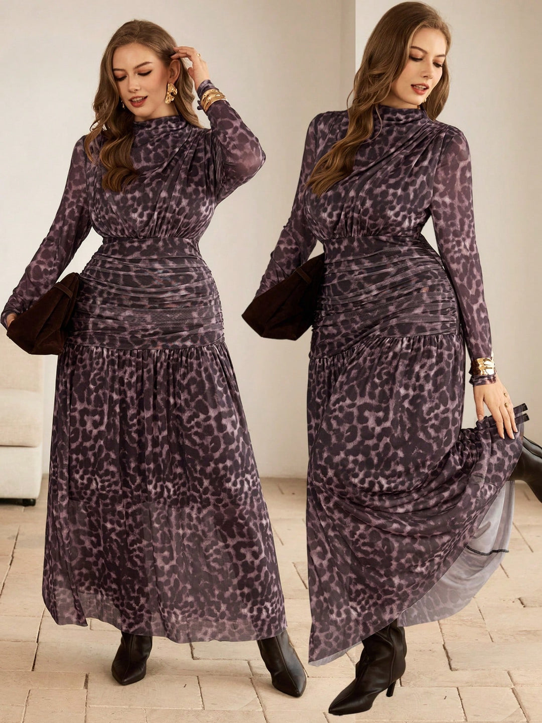 Rochie SHEIN, maro