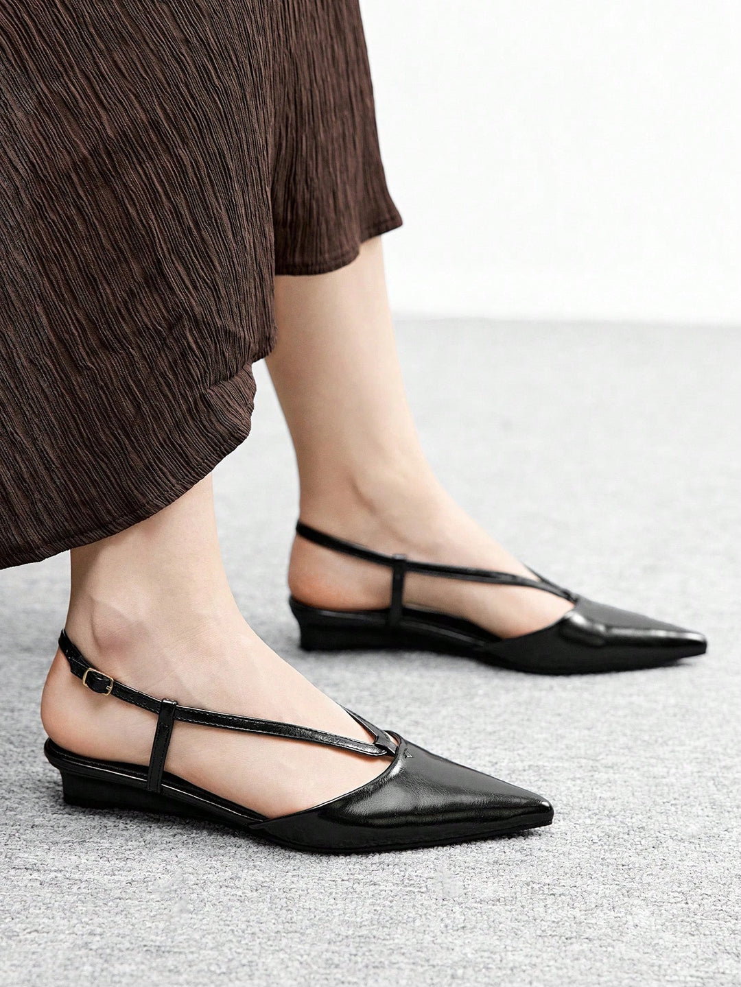 Pantofi cu toc SHEIN, negru