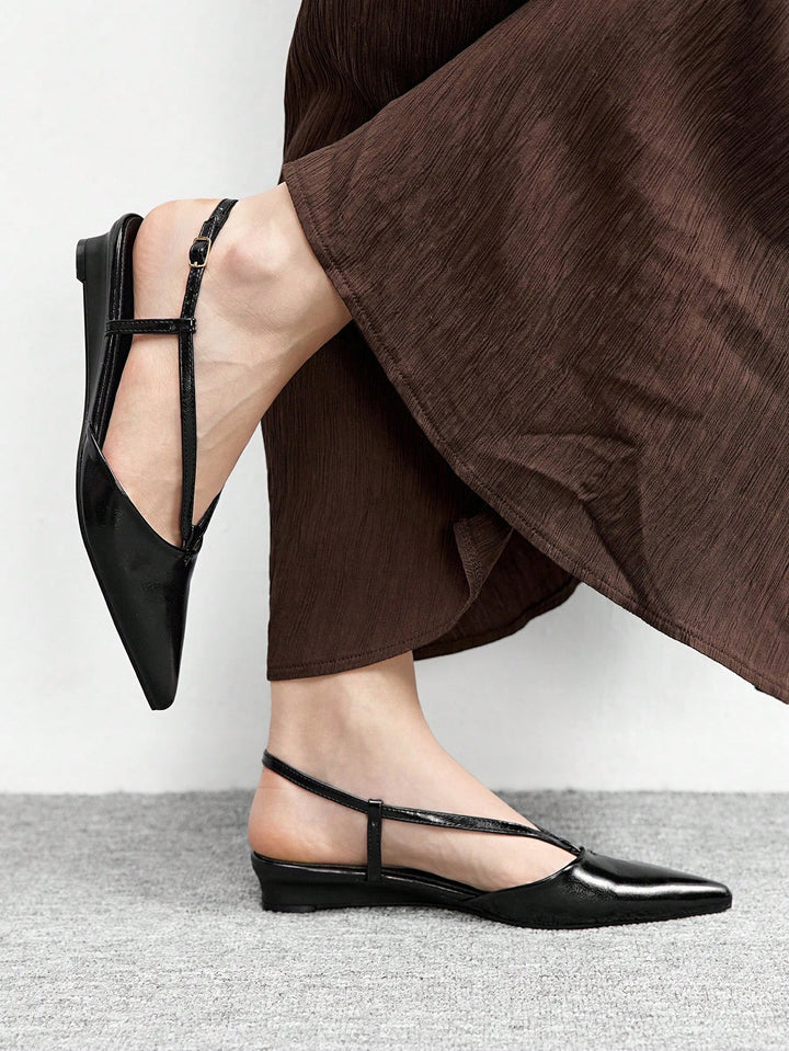 Pantofi cu toc SHEIN, negru