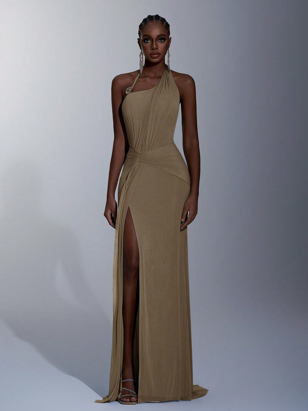 Rochie SHEIN, kaki