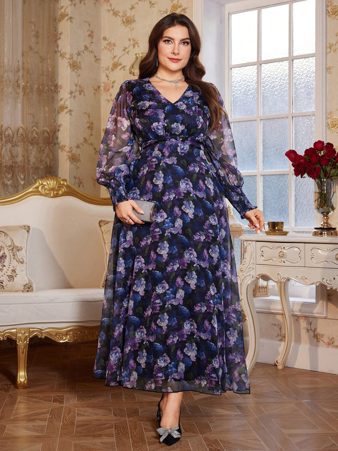 Rochie SHEIN, mix culori