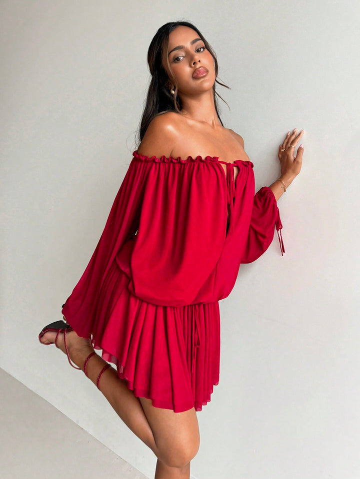 Rochie scurtă SHEIN, roșu