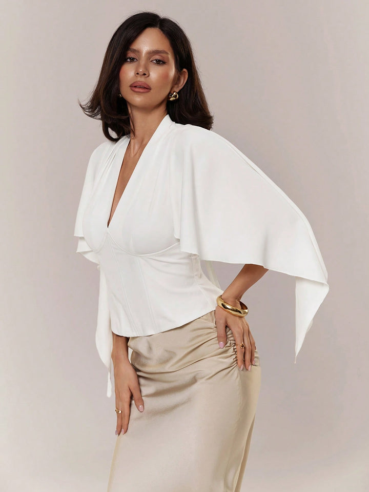 Top SHEIN, alb