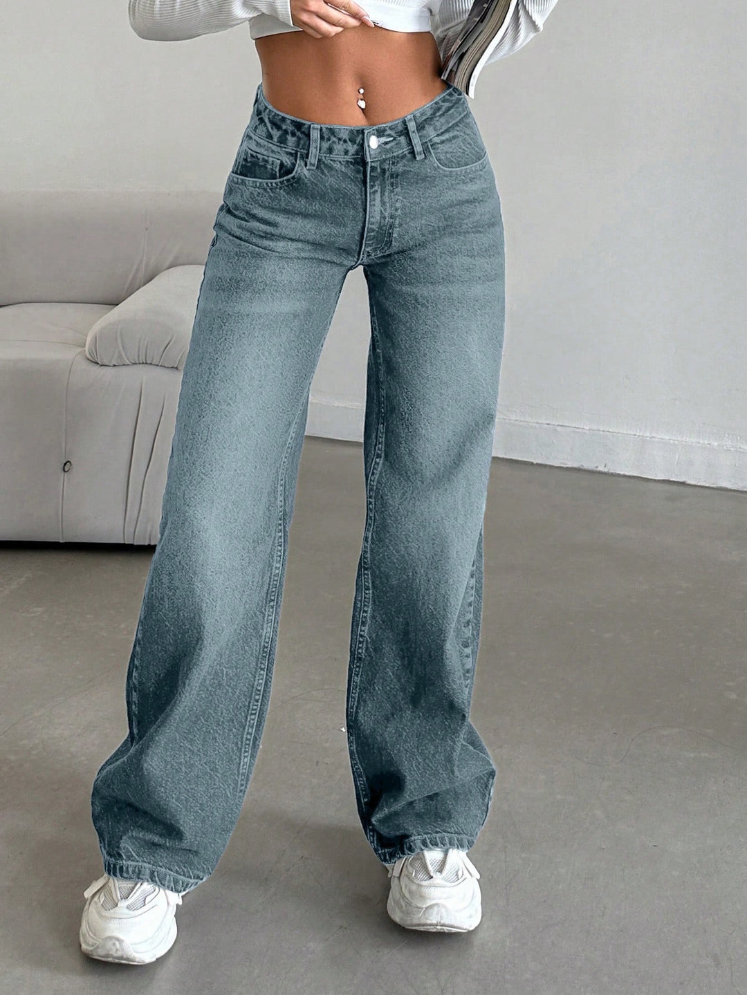 Jeans SHEIN, albastru