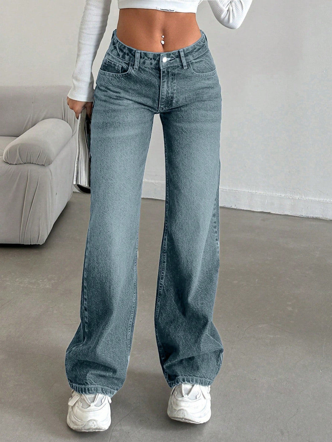 Jeans SHEIN, albastru