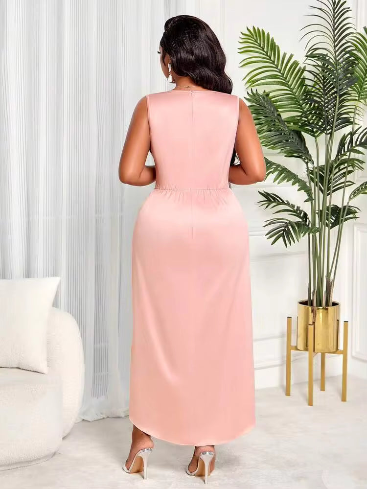 Rochie midi SHEIN, roz