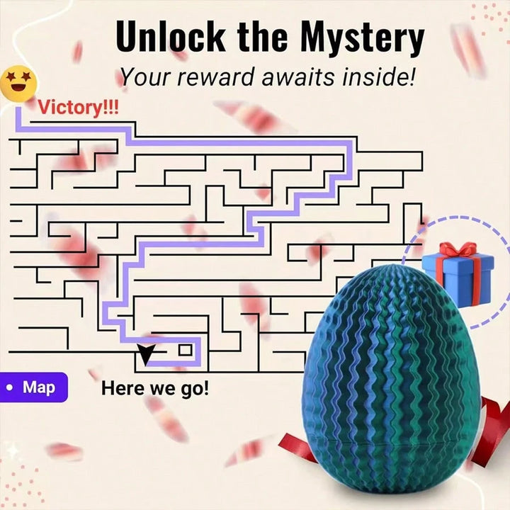 Cutie misterioasă cu puzzle SHEIN, negru