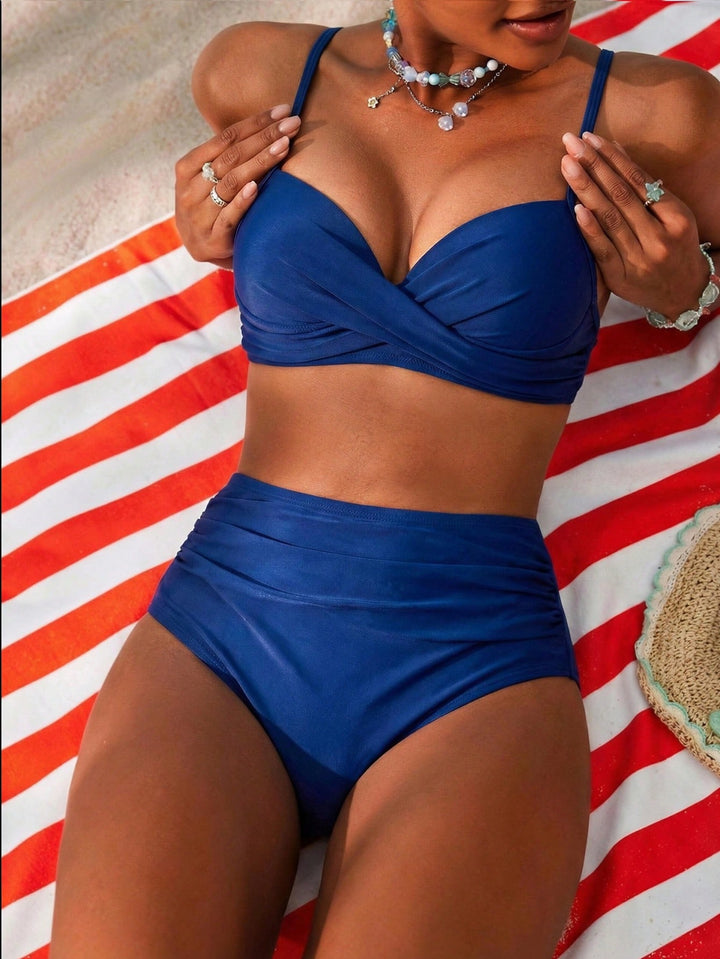 Set bikini SHEIN, albastru