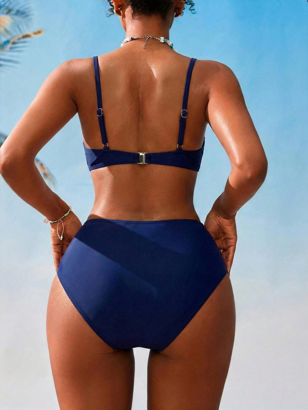 Set bikini SHEIN, albastru