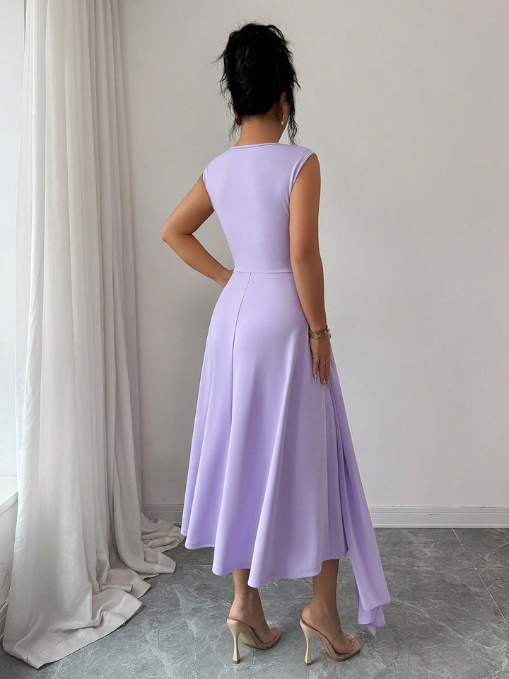 SHEIN midi ruha, lila