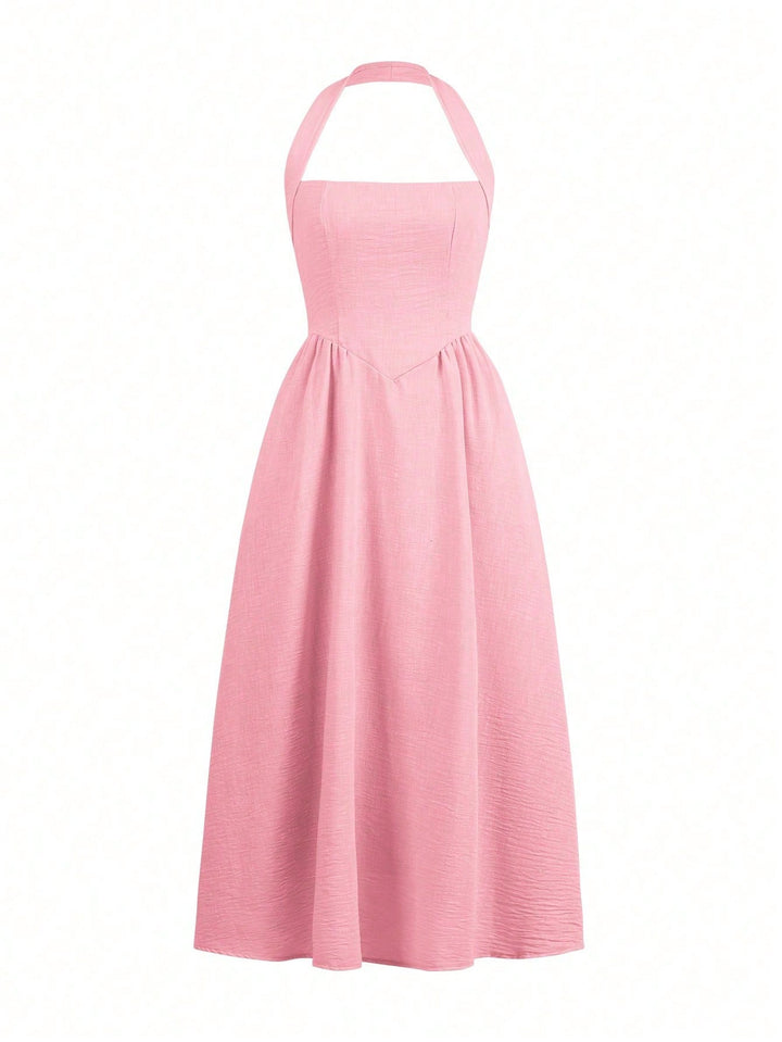 Rochie maxi SHEIN, roz