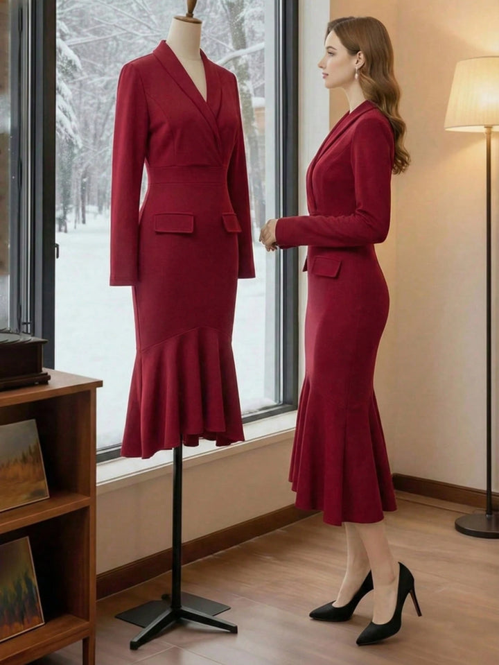 Rochie maxi SHEIN, roșu