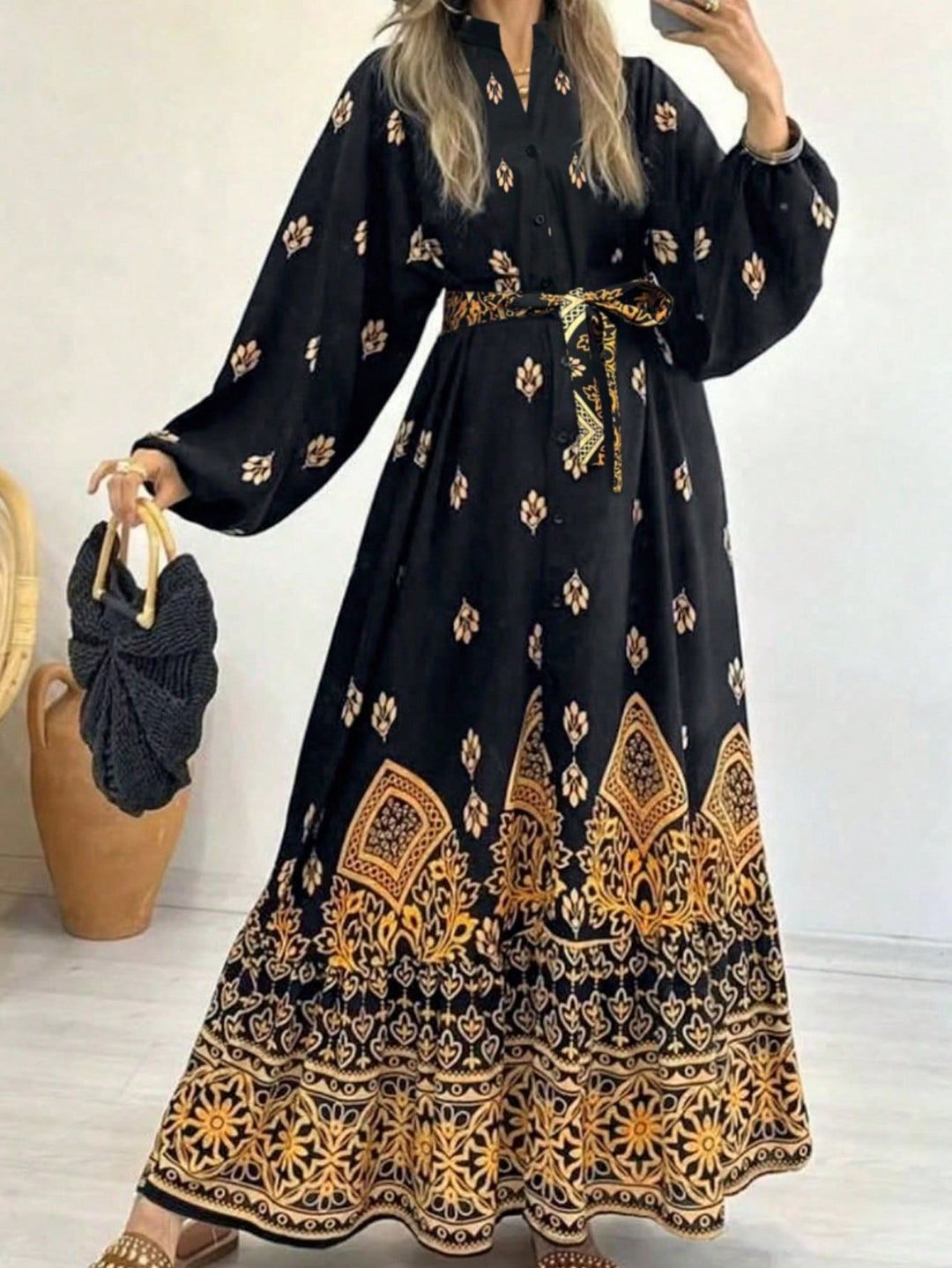 Rochie maxi SHEIN, mix culori
