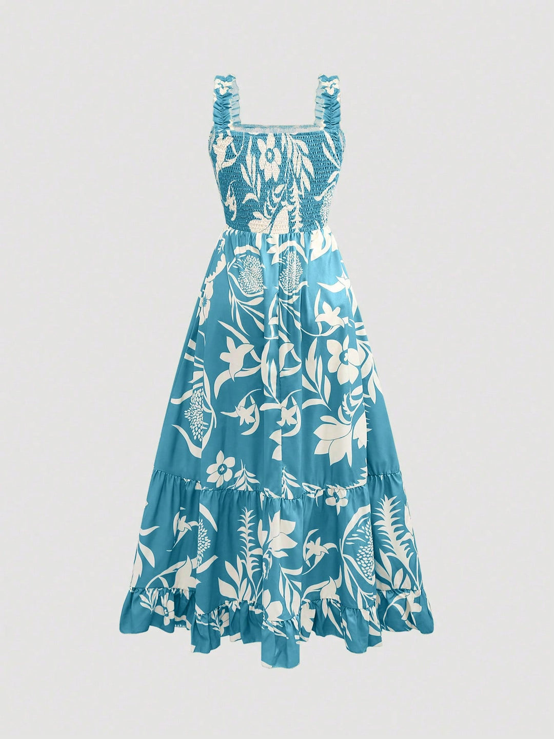 Rochie maxi SHEIN, turcoaz