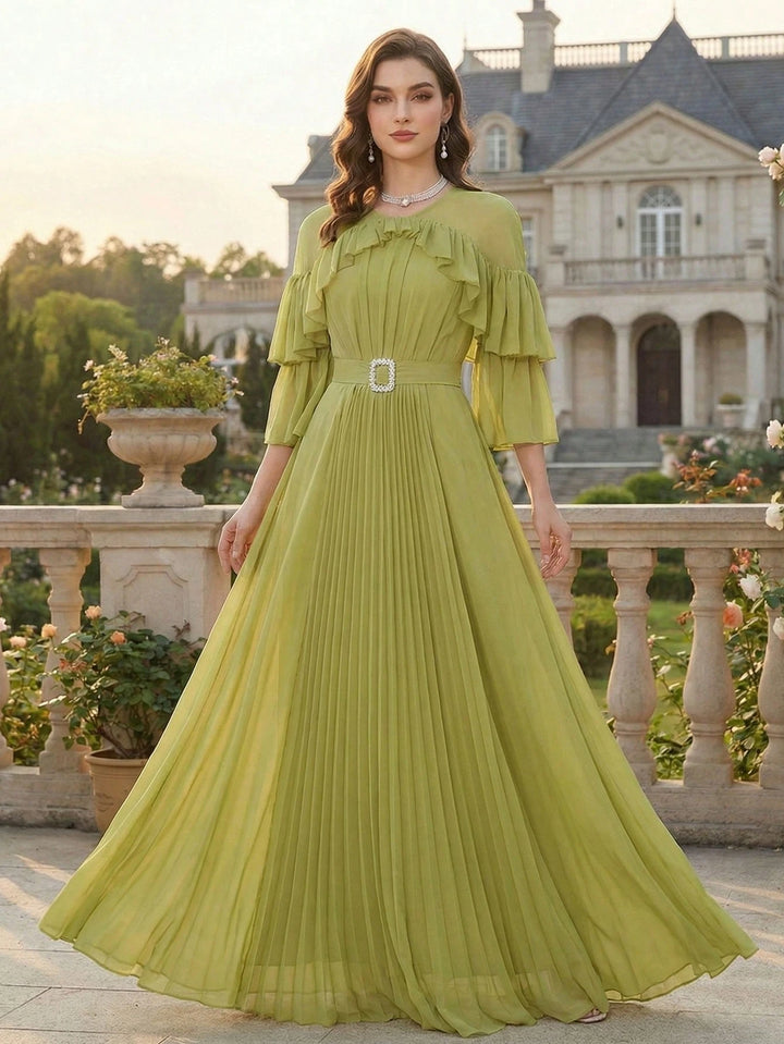 Rochie de ocazie SHEIN, verde