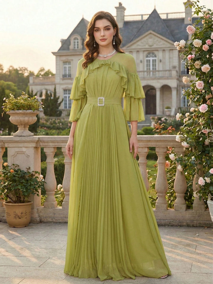 Rochie de ocazie SHEIN, verde