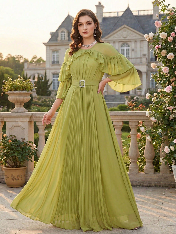 Rochie de ocazie SHEIN, verde