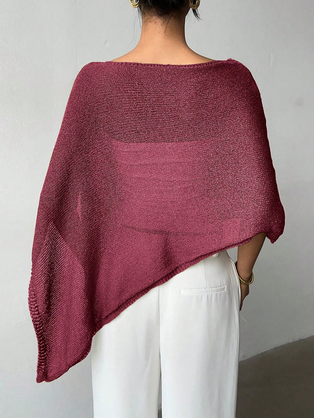 Poncho SHEIN, vișiniu