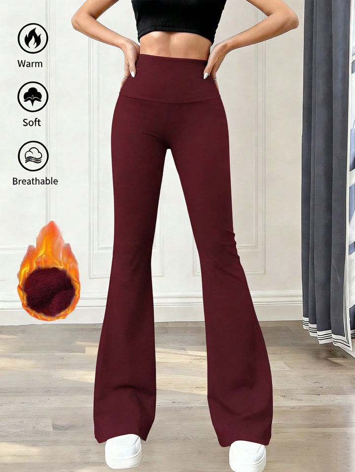 Shein bordó leggings